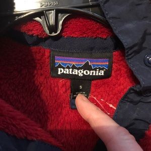 Patagonia fleece button-up, funnel neck pullover